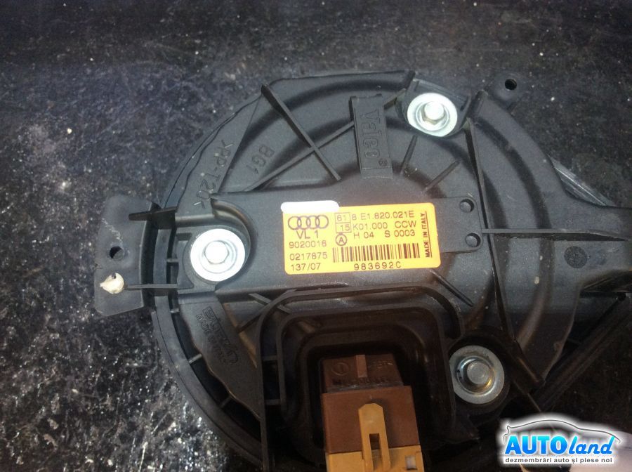 Aeroterma (Ventilator Habitaclu Incalzire) AUDI A4 (8EC) 2004-2008 Cod 8E1820021E