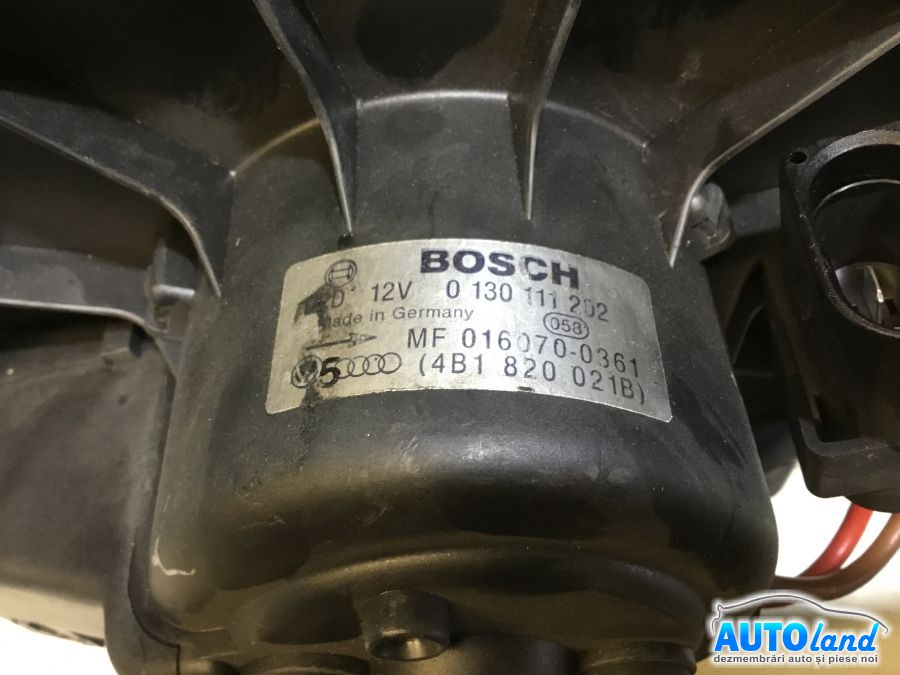 Aeroterma (Ventilator Habitaclu Incalzire) AUDI A6 (4B,C5) 1997-2005 Cod 0130111202