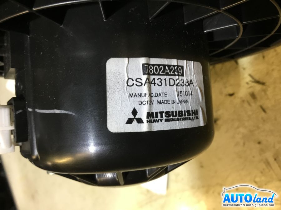 Aeroterma (ventilator Habitaclu Incalzire) MITSUBISHI ASX (GAW) 2010-2025 Cod 7802A239