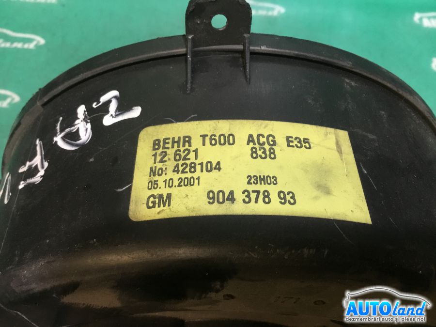 Aeroterma (Ventilator Habitaclu Incalzire) OPEL ZAFIRA (F75_) 1999-2005 Cod 90437893