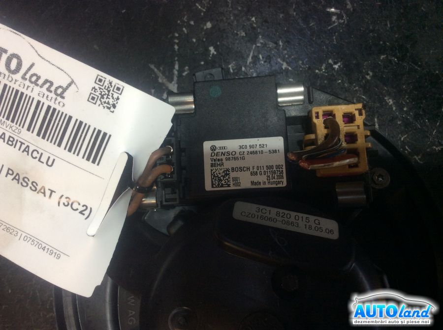 Aeroterma (Ventilator Habitaclu Incalzire) VOLKSWAGEN PASSAT (3C2) 2005-2025 Cod 3C0907521