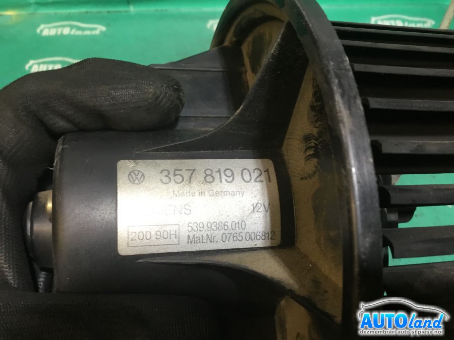 Aeroterma (Ventilator Habitaclu Incalzire) VOLKSWAGEN TRANSPORTER IV bus (70XB,70XC,7DB,7DW) 1990-2003 Cod 357819021