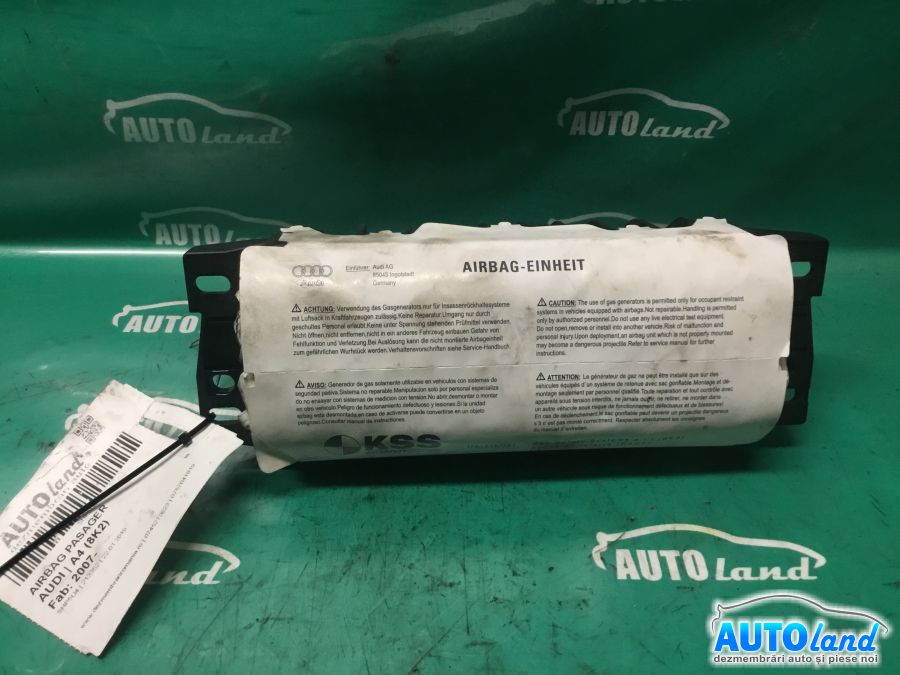 Airbag Pasager AUDI A4 (8K2) 2007-2025 Cod 1008210