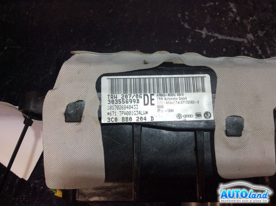 Airbag Pasager VOLKSWAGEN PASSAT (3C2) 2005-2025