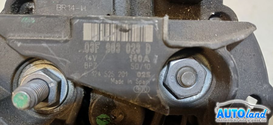 Alternator AUDI A1 (8X1) 2010-2026 Cod 03F903023D