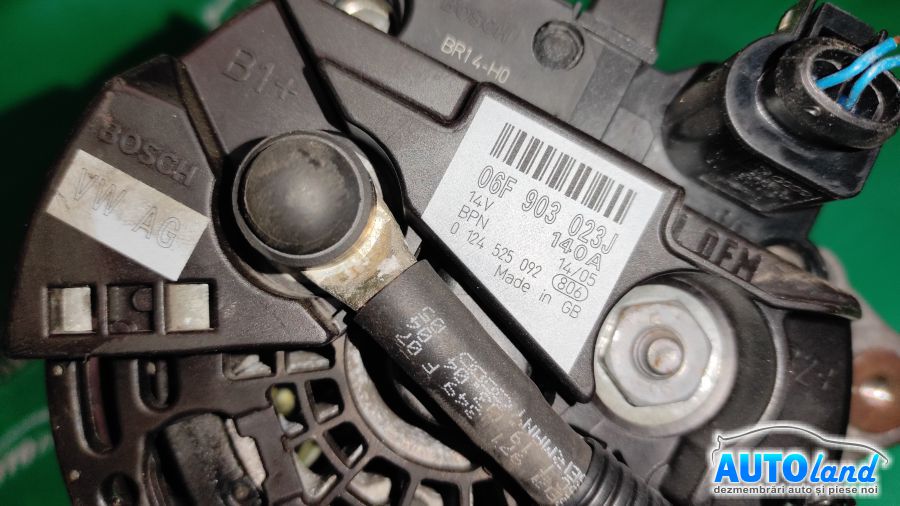 Alternator AUDI A4 (8EC) 2004-2008 Cod 06F903023J