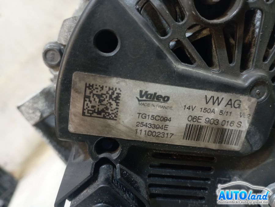 Alternator AUDI A5 2007-2026 Cod 06E903016S