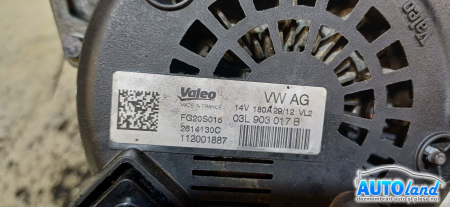 Alternator AUDI A6 (4G) 2011-2026 Cod 03L903017B