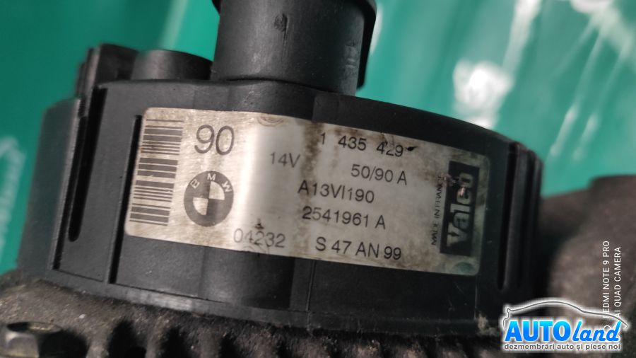 Alternator BMW 3 (E46) 1998-2005 Cod 2541961