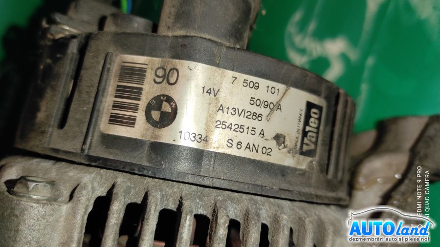 Alternator BMW 3 (E46) 1998-2005 Cod 2542515A