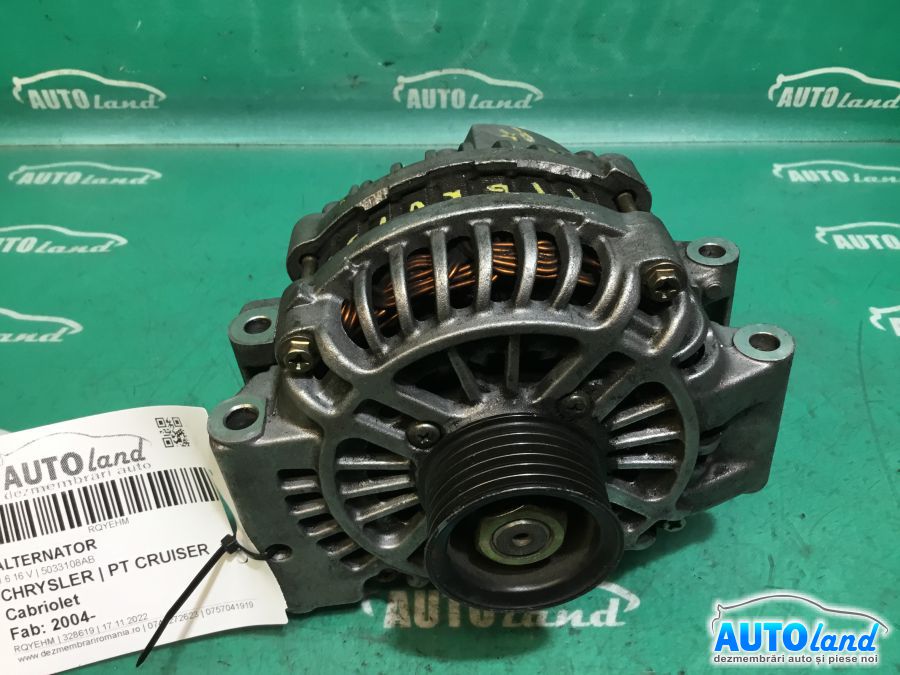 Alternator CHRYSLER PT CRUISER Cabriolet 2004-2025 Cod 5033108AB