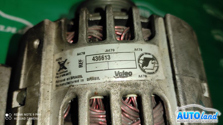 Alternator CITROEN BERLINGO 1996-2025 Cod 436613