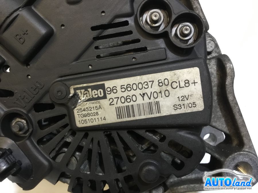 Alternator CITROEN C1 (PM_,PN_) 2005-2025 Cod 9656003780