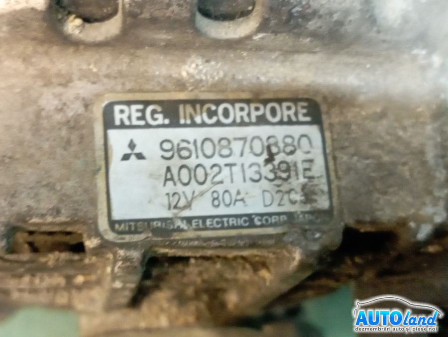 Alternator CITROEN XM (Y3) 1989-1994 Cod A002T13391E