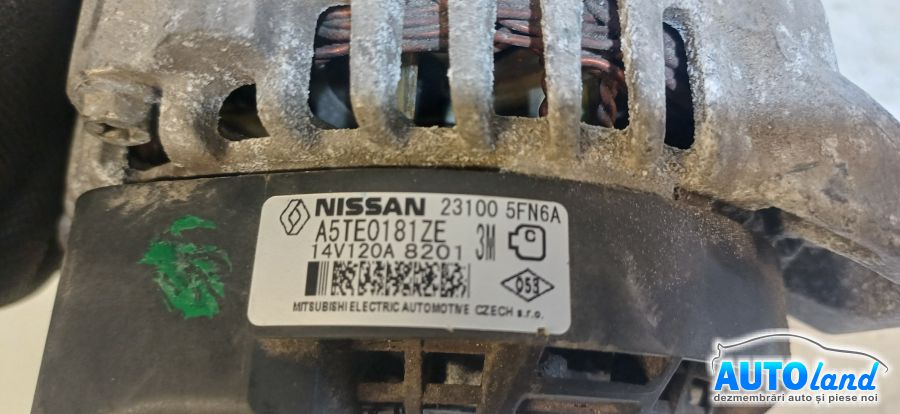 Alternator DACIA DUSTER 2010-2026 Cod 231005FN6A