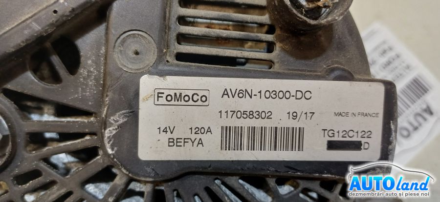 Alternator FORD B-MAX 2012-2026 Cod AV6N10300DC