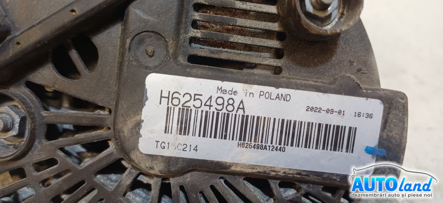 Alternator FORD C-MAX II 2010-2026 Cod H625498A