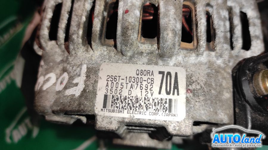 Alternator FORD FIESTA V (JH_,JD_) 2001-2025 Cod A005TA7692