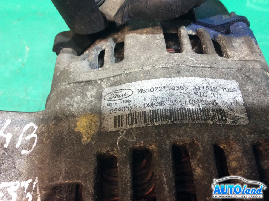 Alternator FORD FIESTA V (JH_,JD_) 2001-2025 Cod MS1022118353