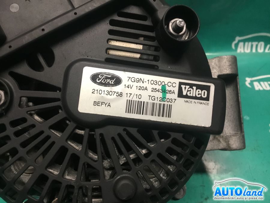 Alternator FORD FIESTA VI 2008-2025 Cod 7G9N10300CC