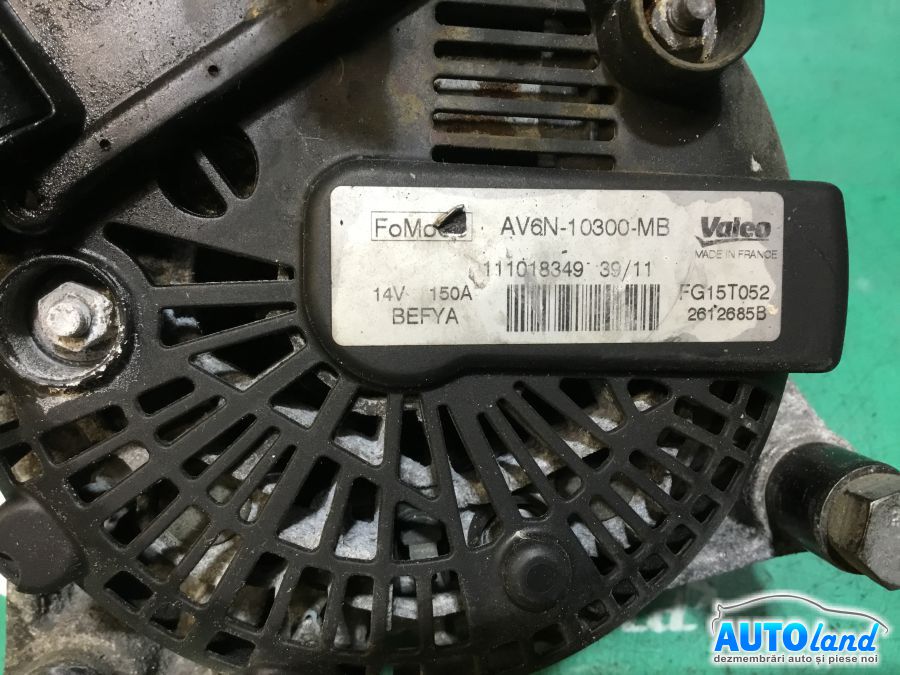 Alternator FORD FIESTA VI 2008-2025 Cod AV6N10300MB