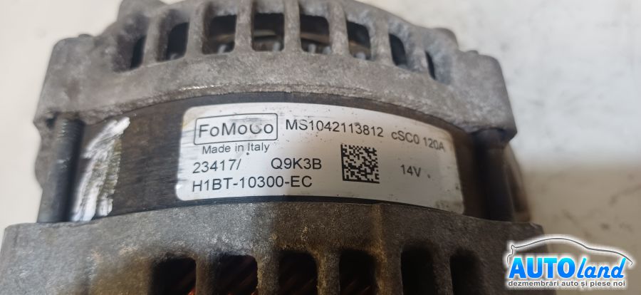 Alternator FORD FIESTA VII 2017-2026 Cod H1BCBT10300EC