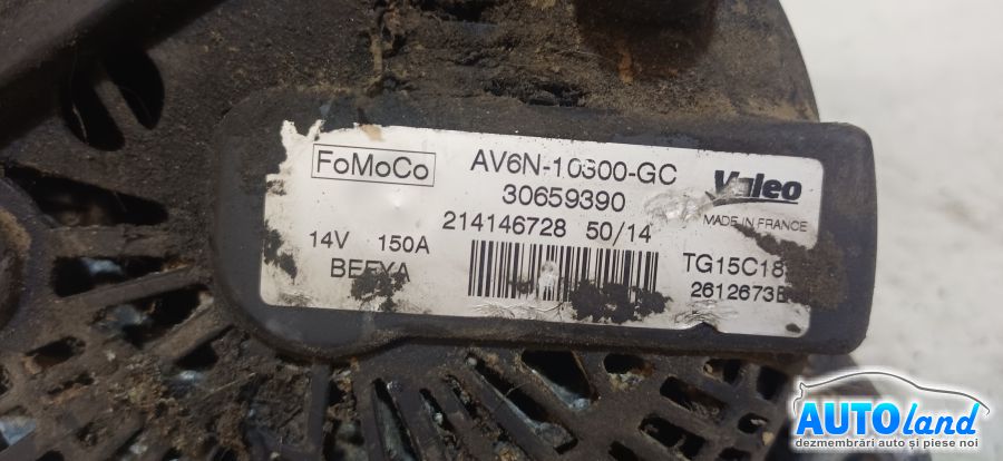 Alternator FORD FOCUS III 2011-2026 Cod 30659390