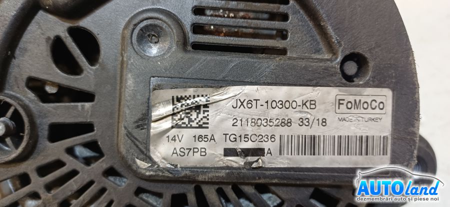 Alternator FORD Focus IV Turnier 2018-2026 Cod JX6T10300KB