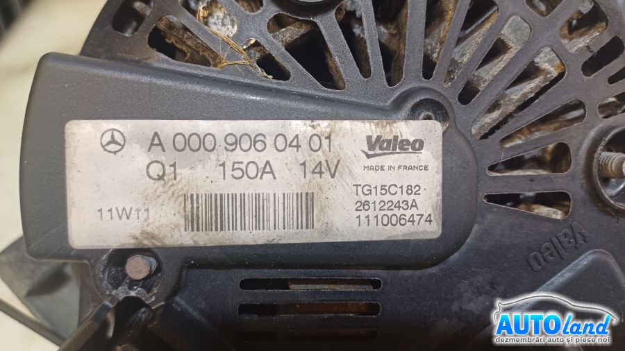 Alternator MERCEDES-BENZ C-CLASS (W204) 2007-2025 Cod A0009060401