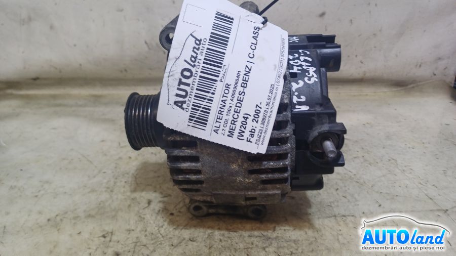 Alternator MERCEDES-BENZ C-CLASS (W204) 2007-2025 Cod A0009060401
