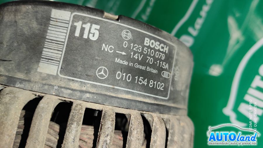 Alternator MERCEDES-BENZ M-CLASS (W163) 1998-2005 Cod 0101548102