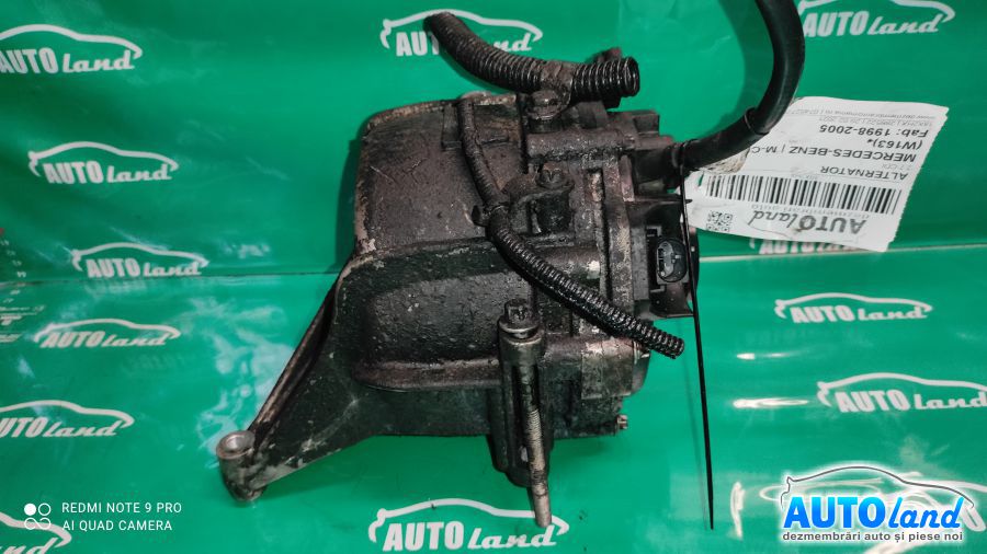 Alternator MERCEDES-BENZ M-CLASS (W163) 1998-2005 Cod A0001500550