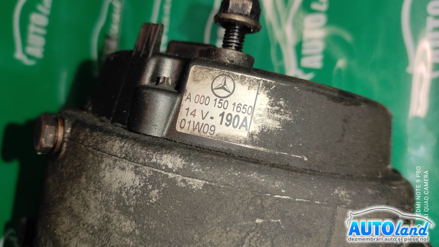 Alternator MERCEDES-BENZ S-CLASS (W220) 1998-2005 Cod A00015016550