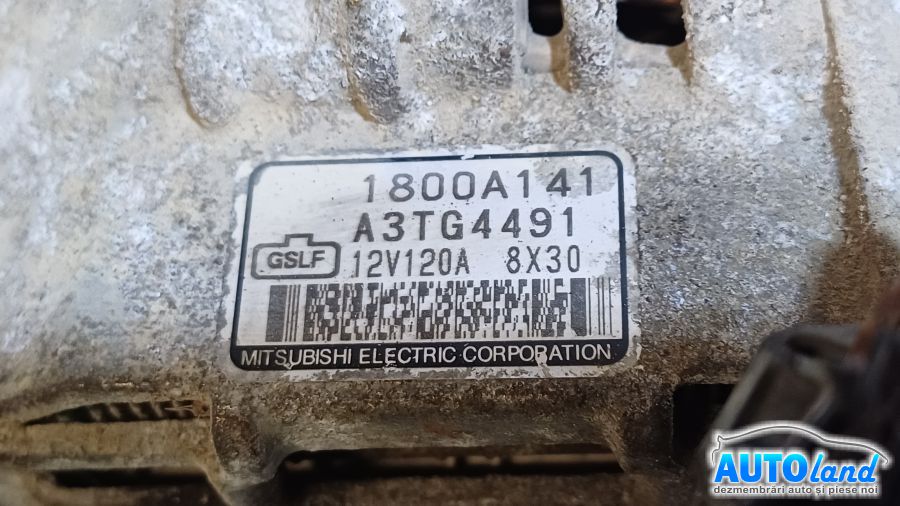 Alternator MITSUBISHI OUTLANDER 2006-2025 Cod 1800A141
