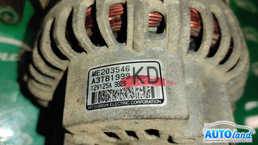 Alternator MITSUBISHI PAJERO III (V60,V70) 2000-2025 Cod A3TB1999