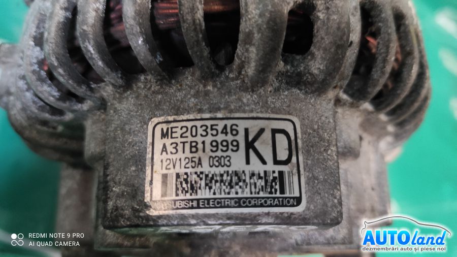 Alternator MITSUBISHI PAJERO III (V60,V70) 2000-2025 Cod A3TB1999