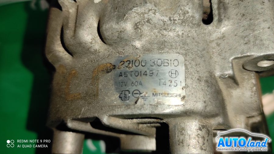 Alternator NISSAN MICRA I (K10) 1982-1992 Cod 2310030B10