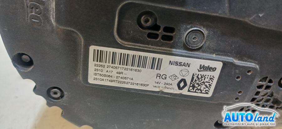 Alternator NISSAN QASHQAI III (J12) 2021-2026 Cod 2310A1749R