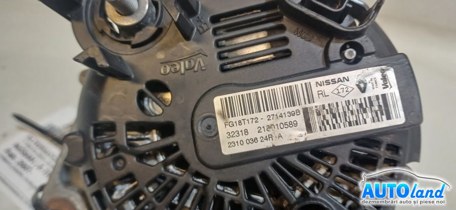Alternator NISSAN X-TRAIL (T31) 2007-2026 Cod 231003624R