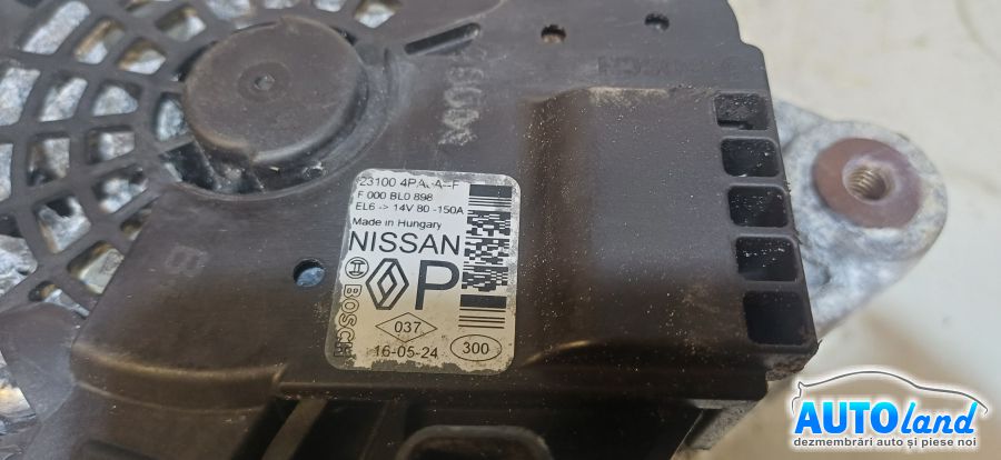Alternator NISSAN X-TRAIL (T31) 2007-2026 Cod F000BL0898
