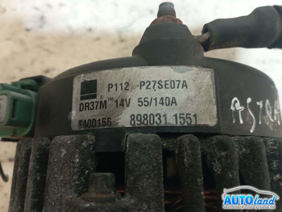 Alternator OPEL ASTRA J hatchback 2009-2026 Cod 8980311551