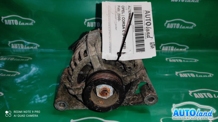Alternator OPEL CORSA C (F08,F68) 2000-2025 Cod 0124225041