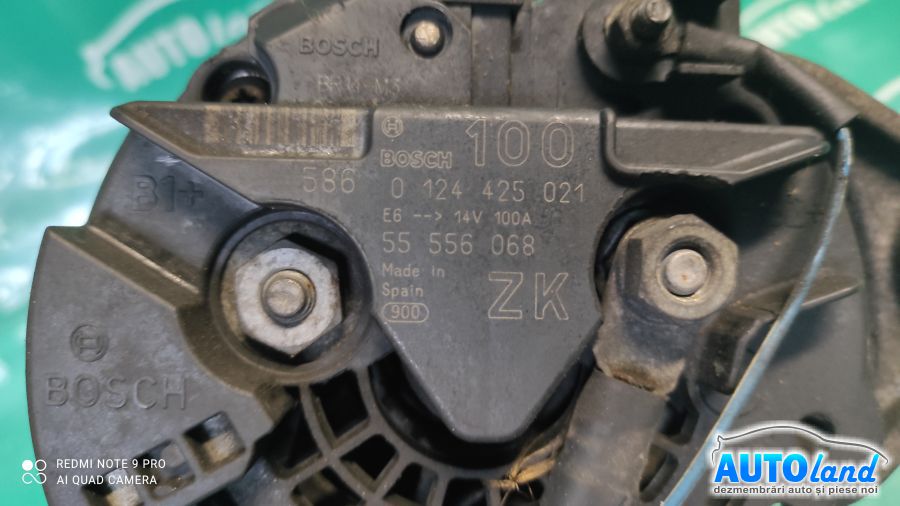 Alternator OPEL CORSA C (F08,F68) 2000-2025 Cod 0124425021