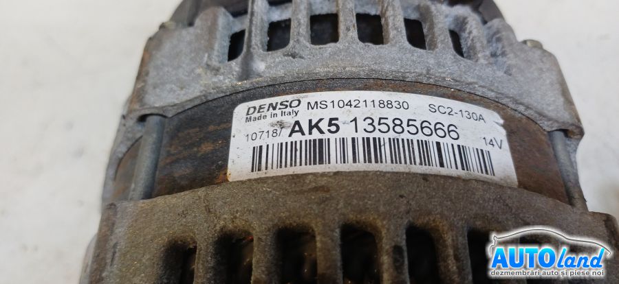 Alternator OPEL CORSA E 2014-2026 Cod 13585666