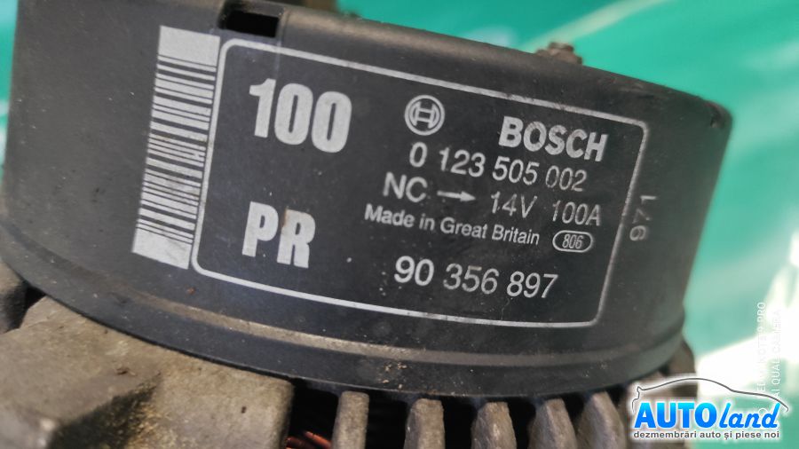 Alternator OPEL VECTRA B (36_) 1995-2002 Cod 0123505002