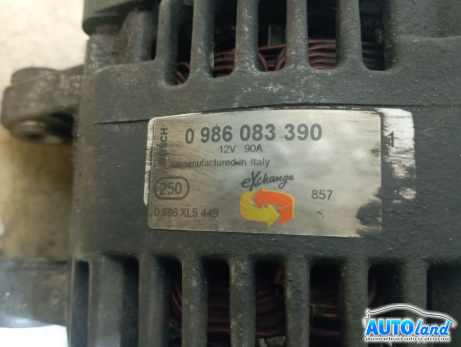 Alternator PEUGEOT 208 2012-2025 Cod 0986083390