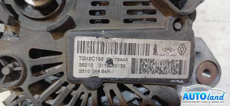 Alternator RENAULT CAPTUR 2013-2026 Cod 231004864R