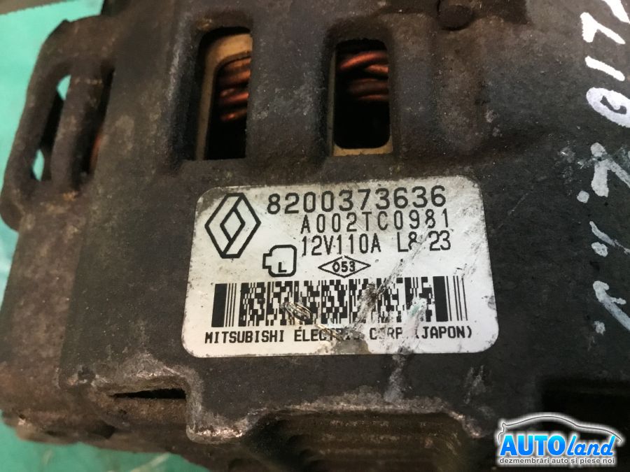 Alternator RENAULT CLIO II 2001-2025 Cod 8200373636