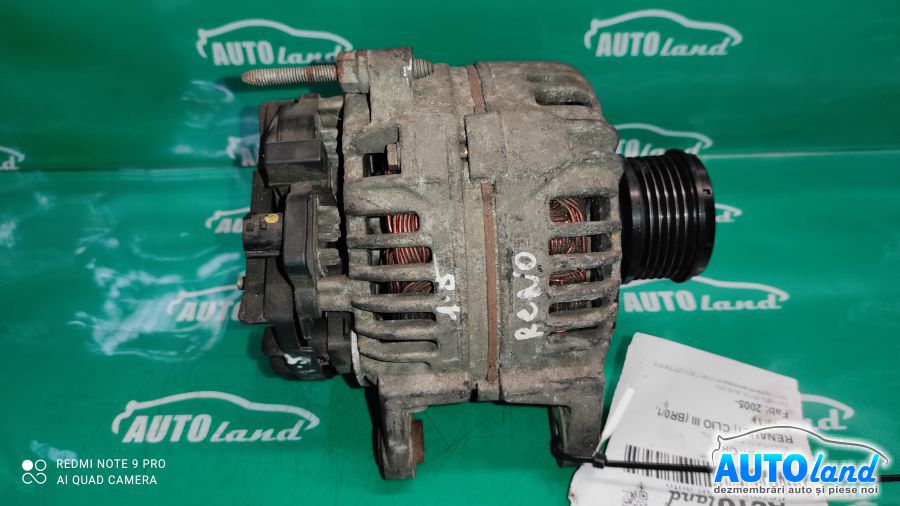 Alternator RENAULT CLIO III (BR0/1,CR0/1) 2005-2025 Cod 0124425037