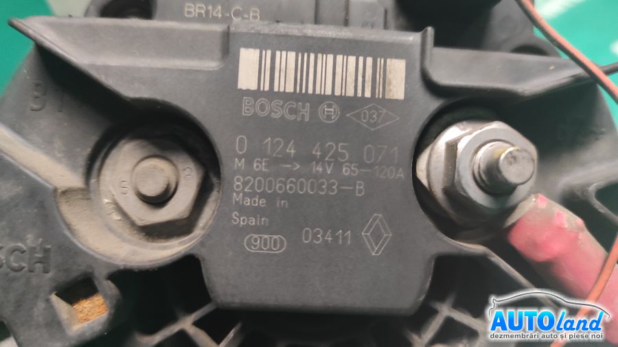 Alternator RENAULT CLIO III (BR0/1,CR0/1) 2005-2025 Cod 8200660033